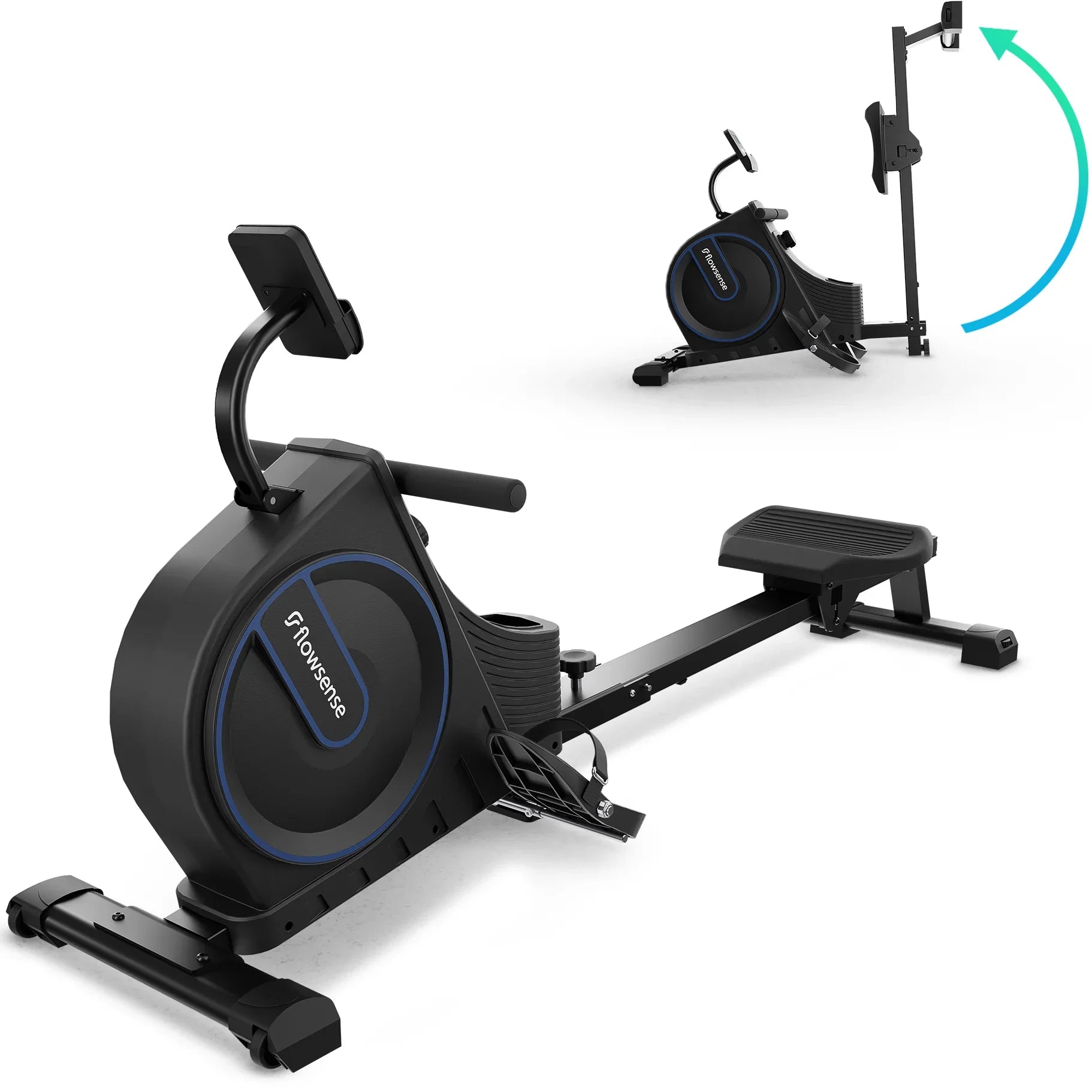 Rowing Machine - 16 Resistance Levels - LCD Monitor