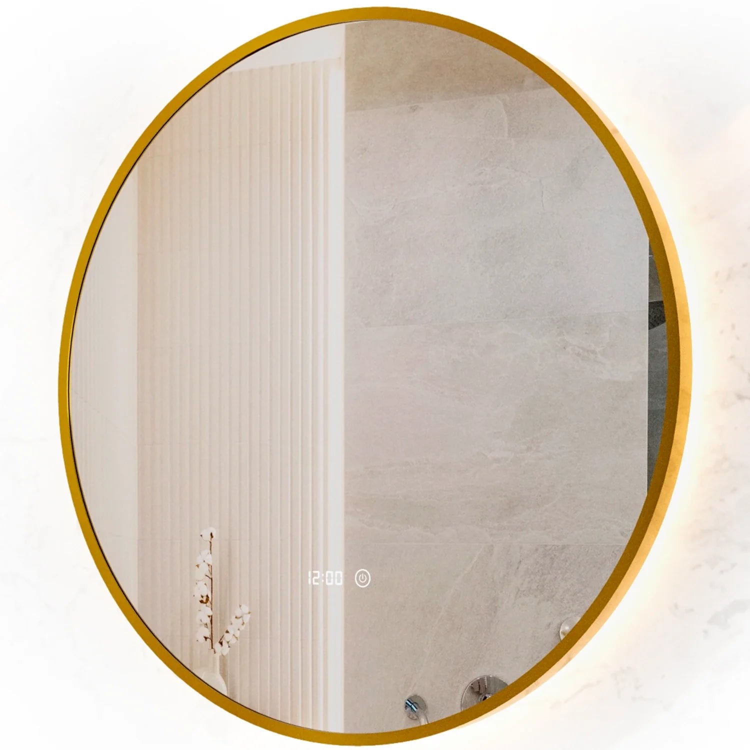 Bathroom mirror - 80 cm - Gold Frame - PRE-ORDER