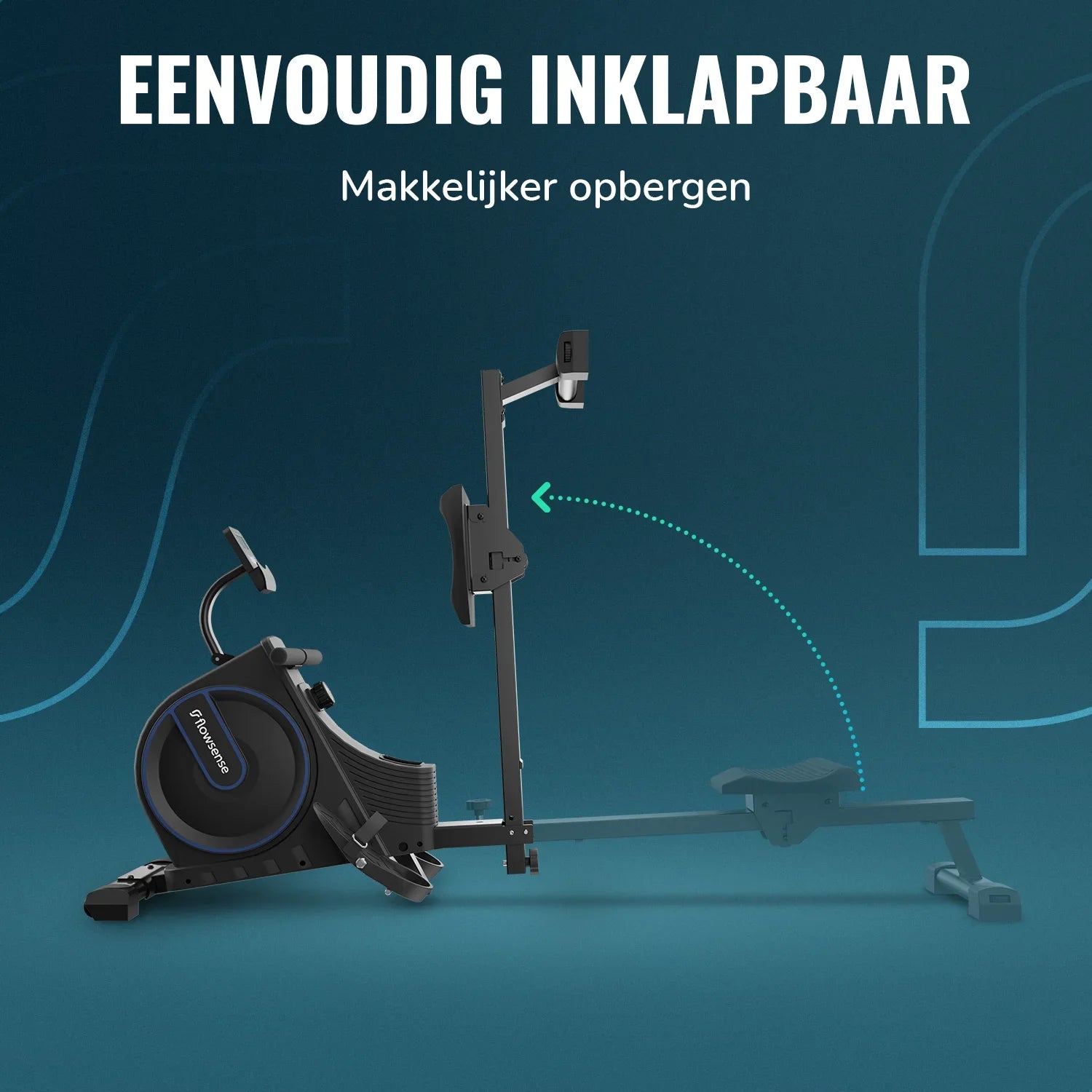 Rowing Machine - 16 Resistance Levels - LCD Monitor