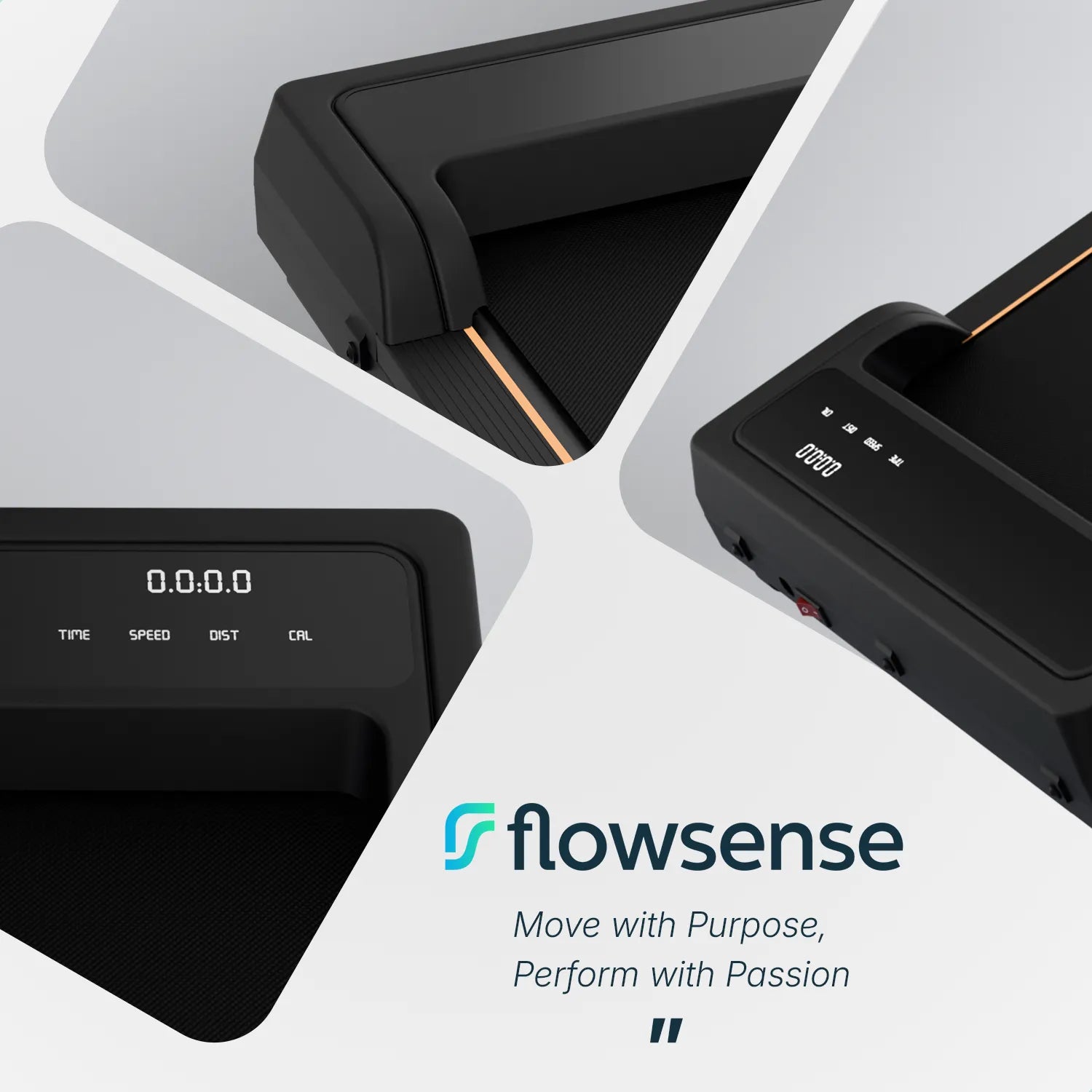 Flowsense Treadmill - 1-6 mph
