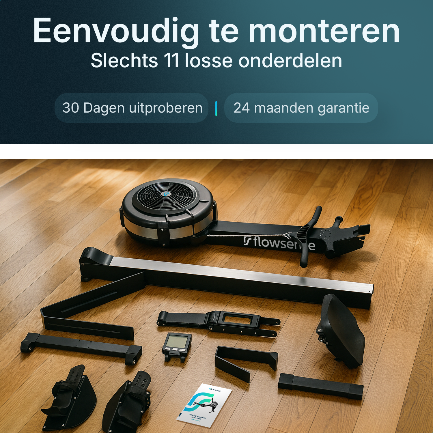 Rowing machine - Elvora Air - Air resistance - PRE-ORDER