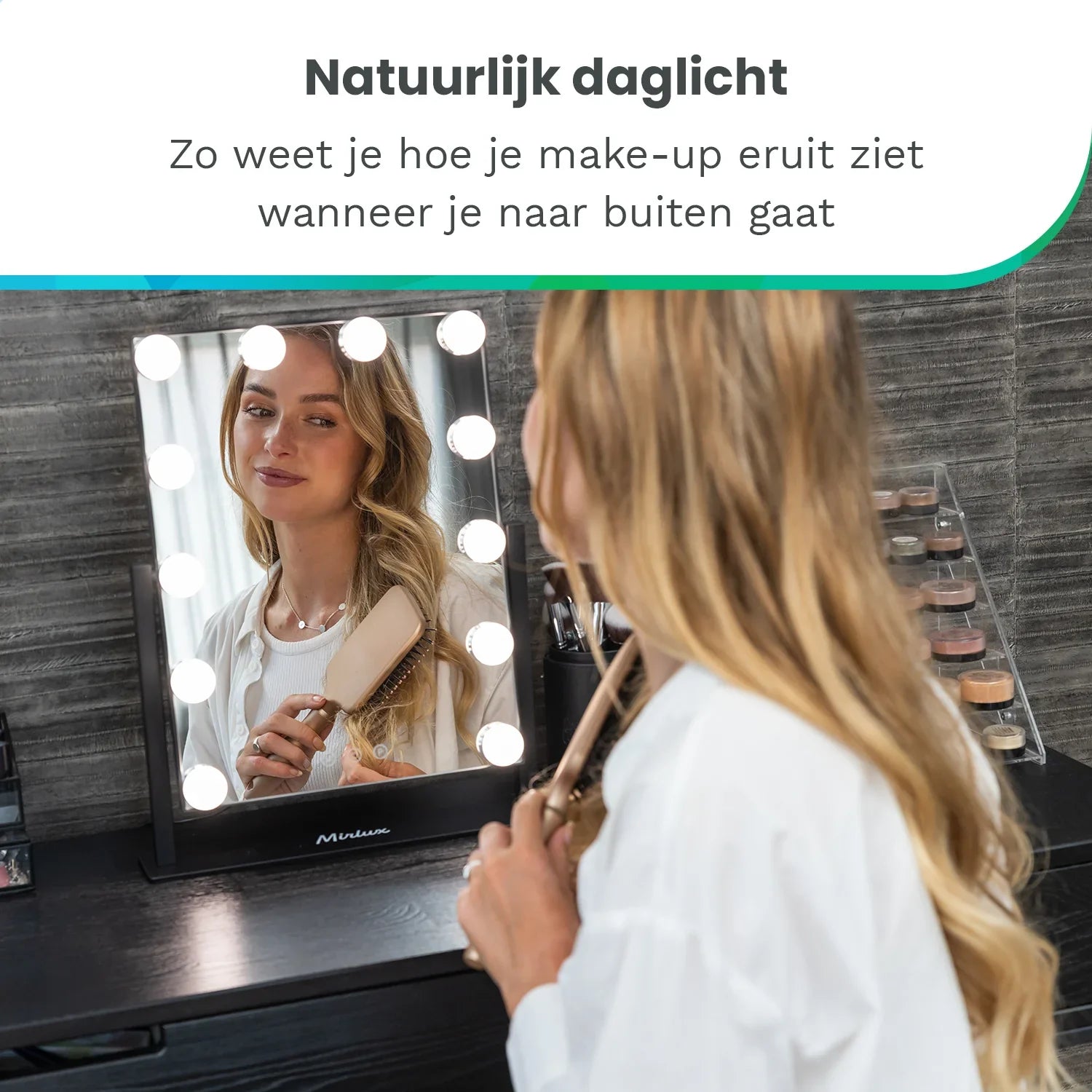 Hollywood Mirror - 44x30cm - Black