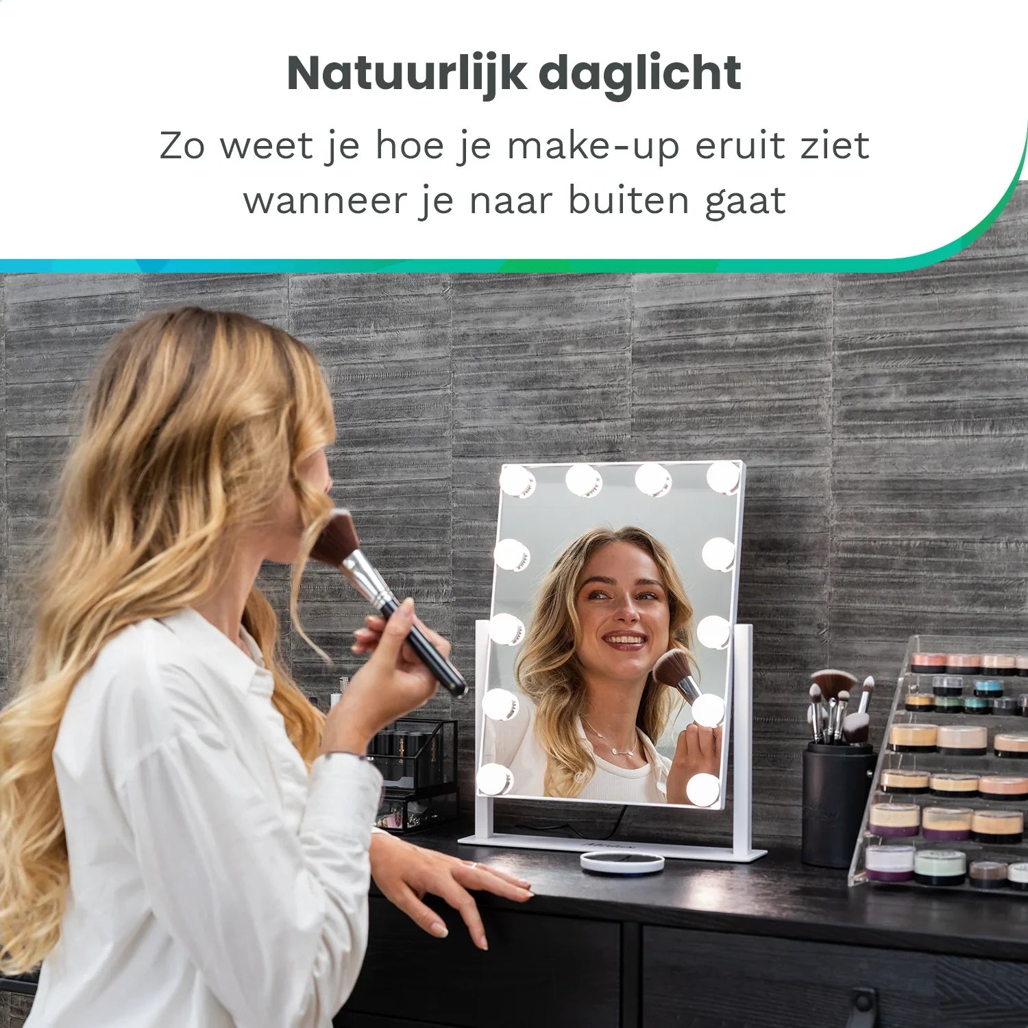 Hollywood Mirror - 44x30cm - With