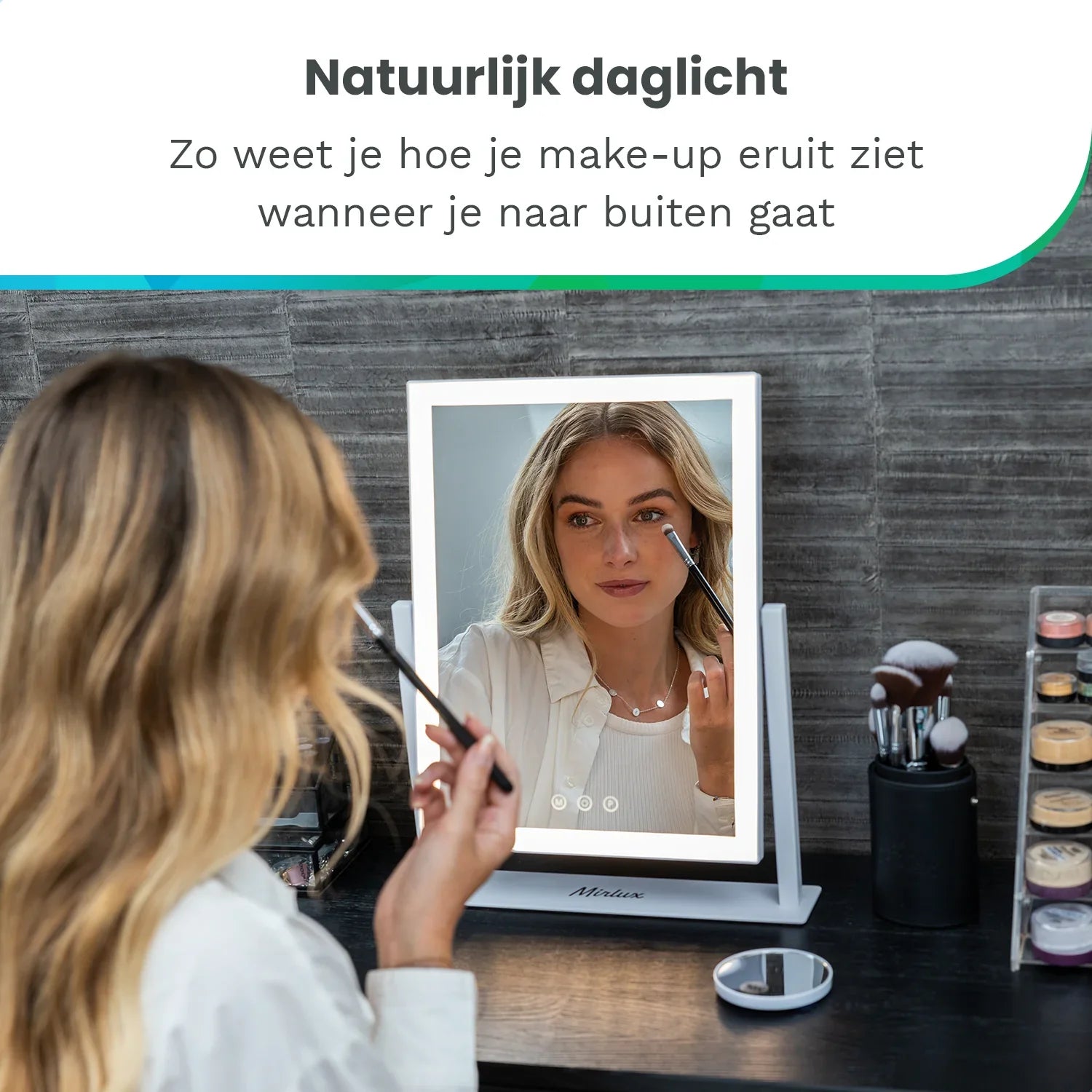 Hollywood Mirror – 44x30 cm – White