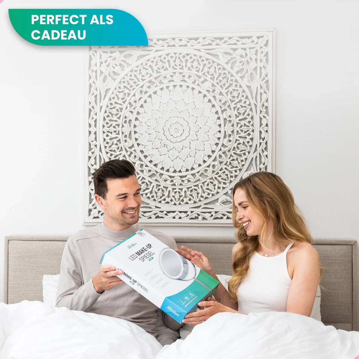 Makeup Mirror – Rechargeable – Chrome – 1-10x Magnification