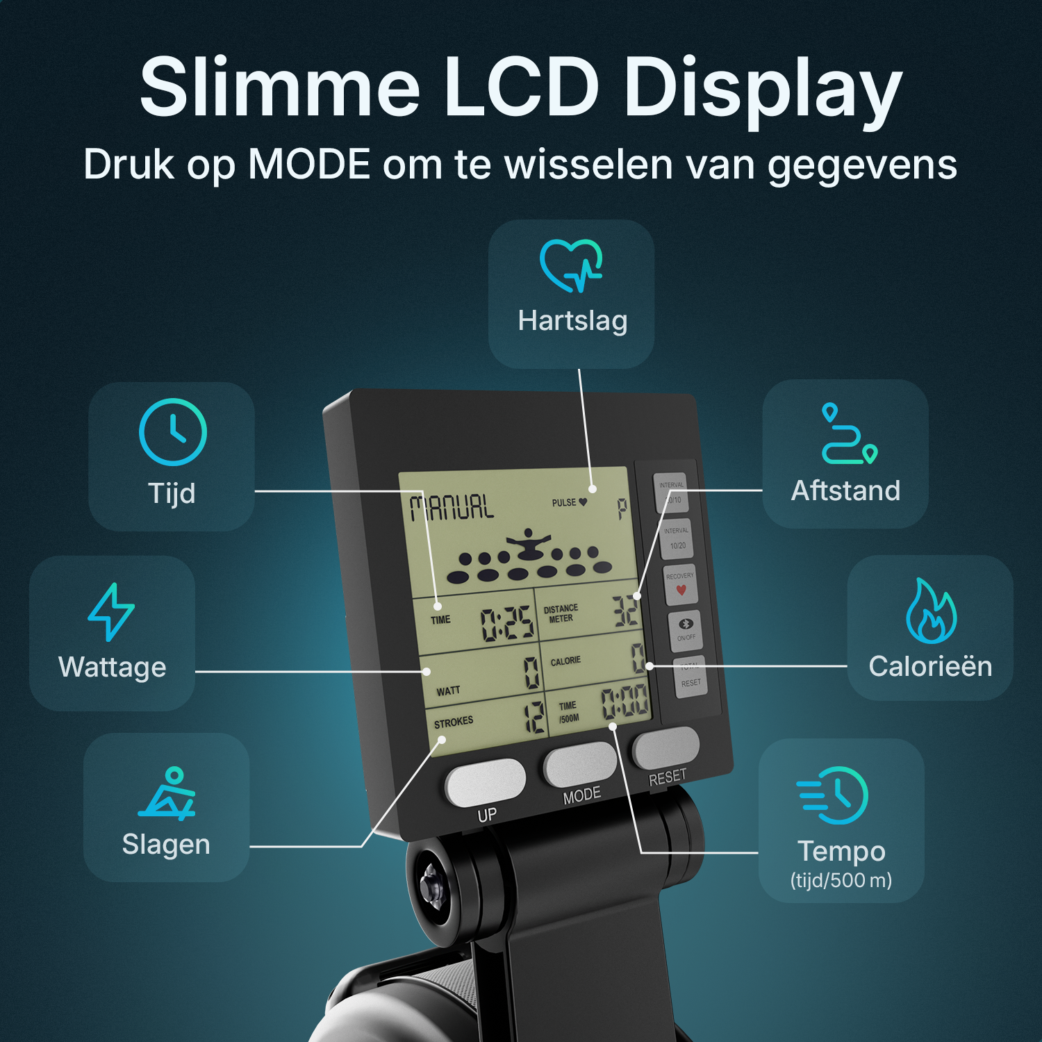 Rowing machine - Elvora Air - Air resistance - PRE-ORDER