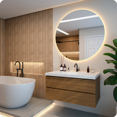 Bathroom mirror - 120cm - Frameless - second image