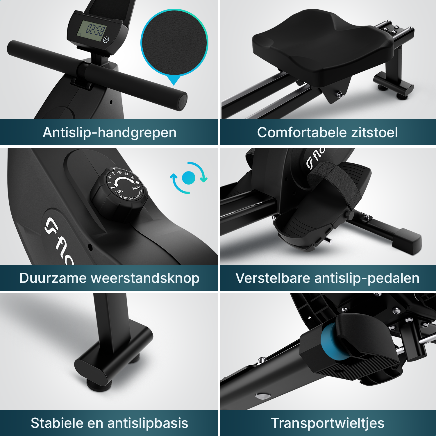 Rowing machine - Evora Edge - Magnetic Resistance