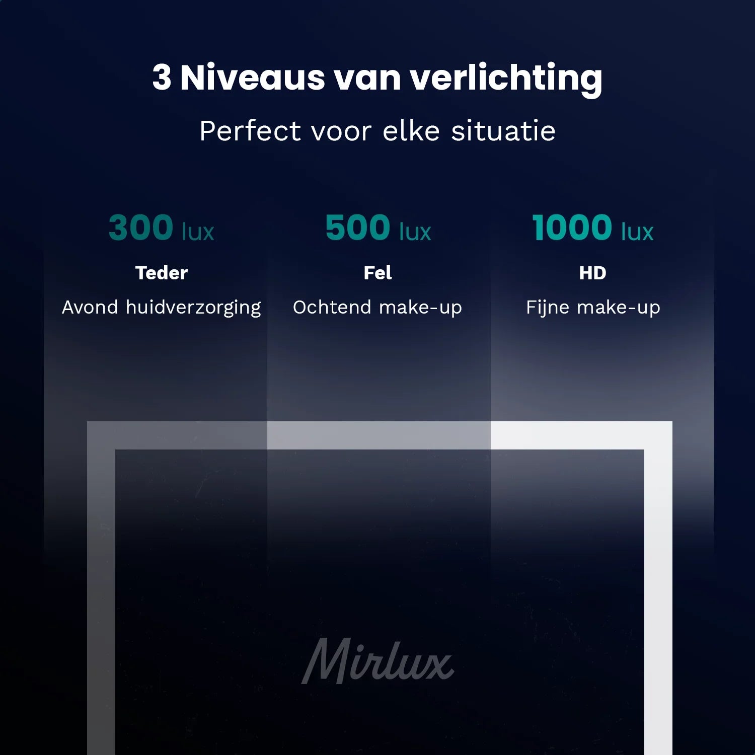 Hollywood Mirror – 44x30 cm – White