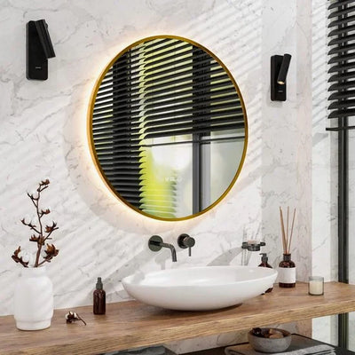 Bathroom mirror - 80 cm - Gold Frame - PRE-ORDER