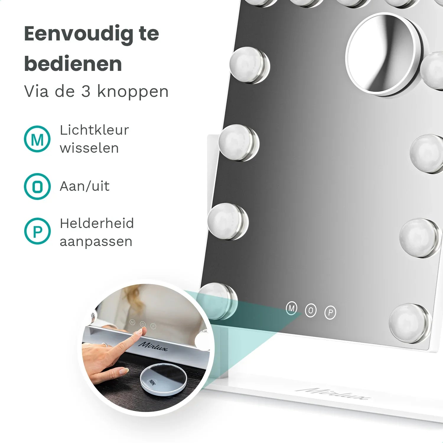 Hollywood Mirror - 44x30cm - With