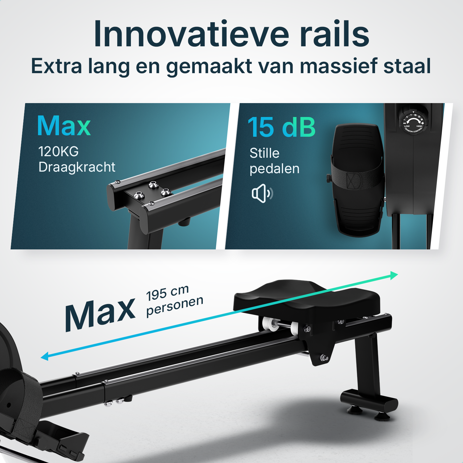 Rowing machine - Evora Edge - Magnetic Resistance