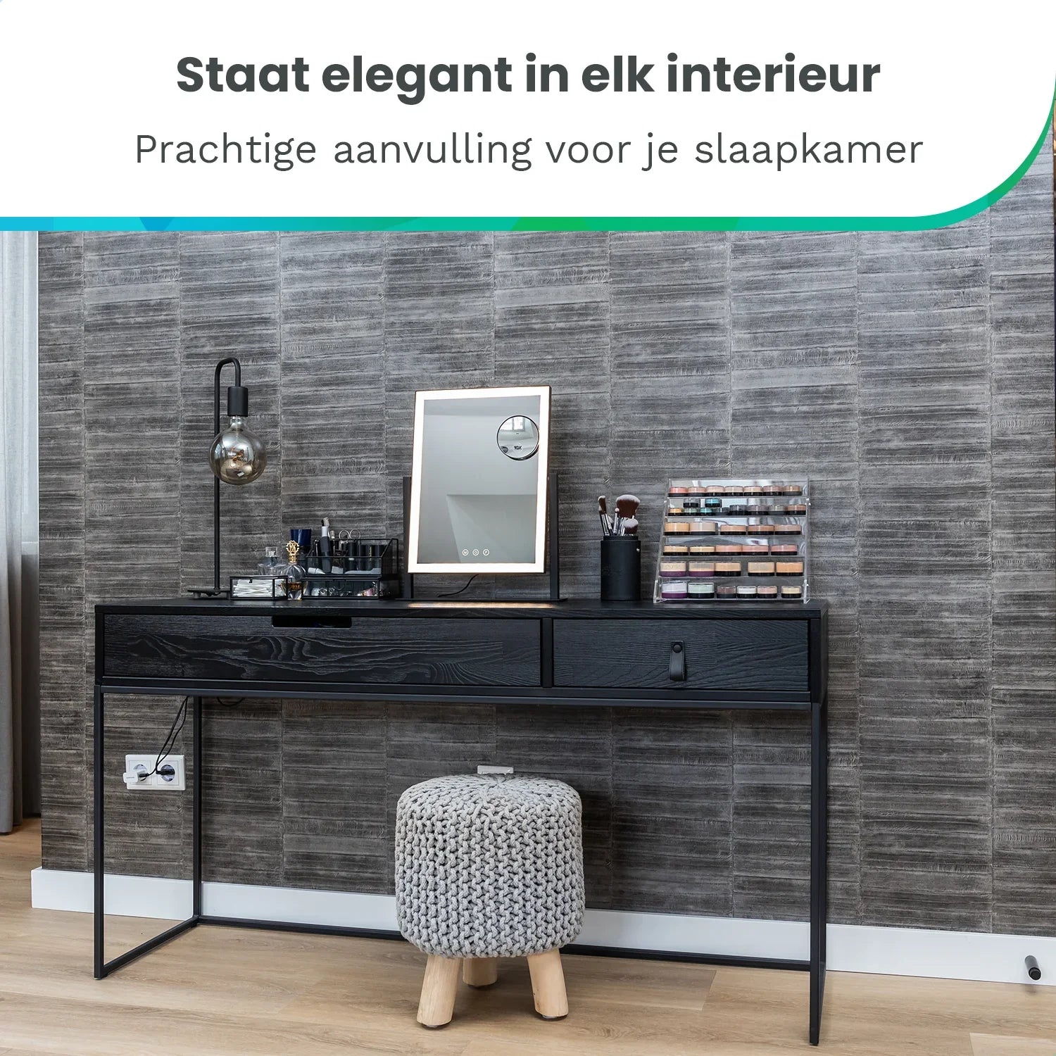 Hollywood Mirror – 44x30 cm – Black