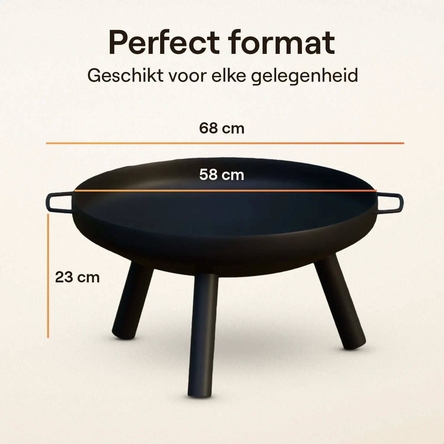 Flowsense Fire Bowl - Outdoor Fire Basket