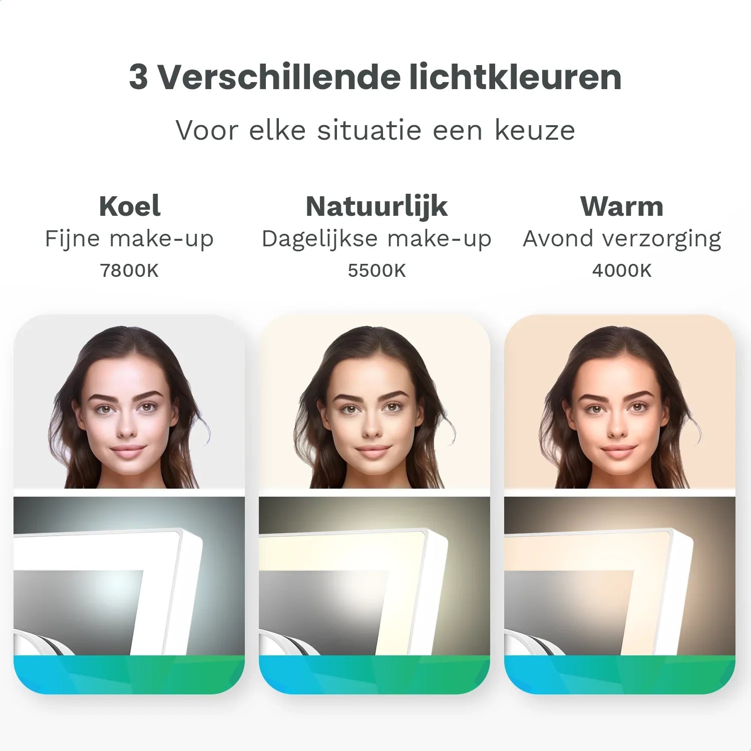 Hollywood Mirror – 44x30 cm – White