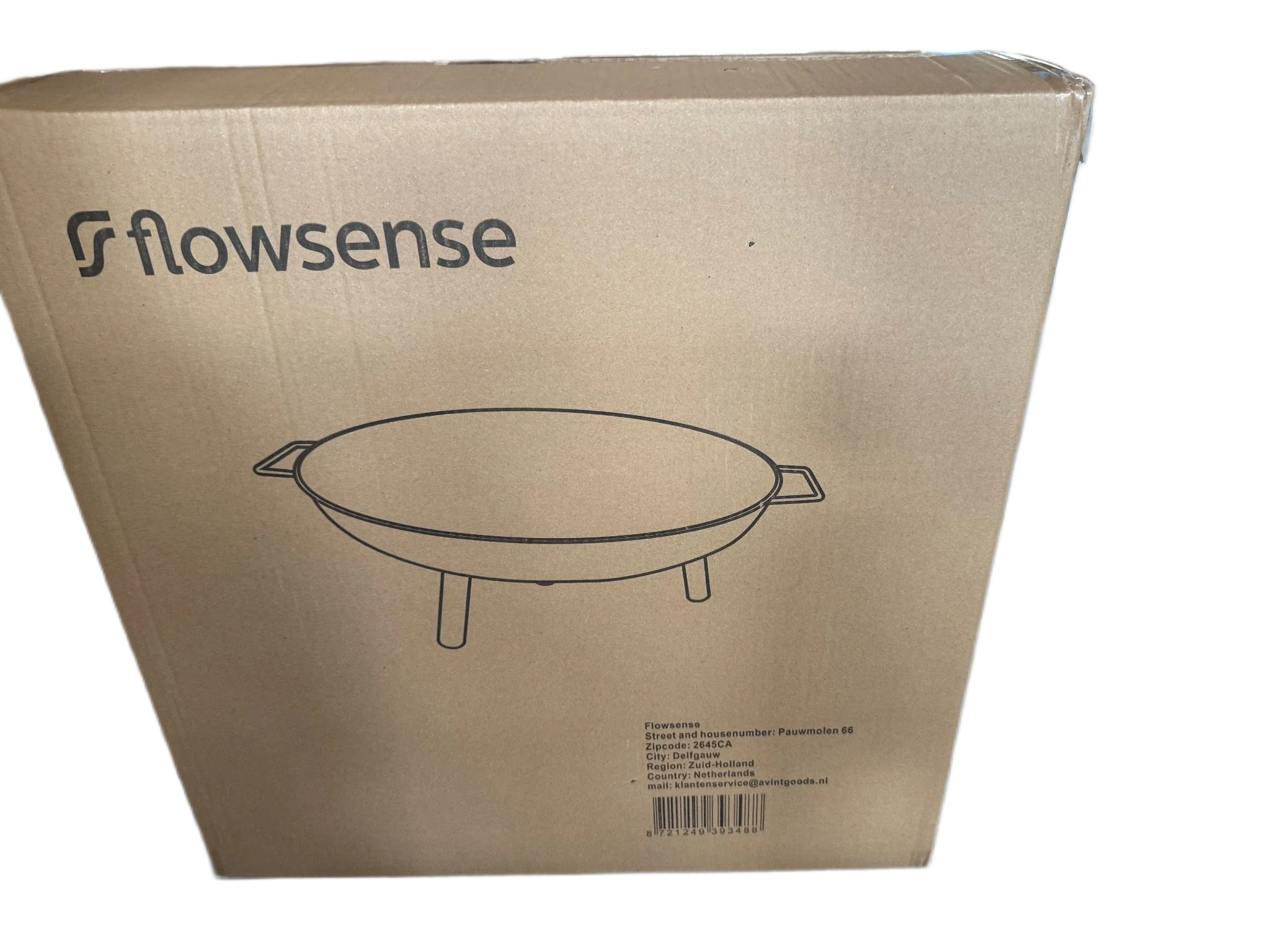 Flowsense Fire Bowl - Outdoor Fire Basket