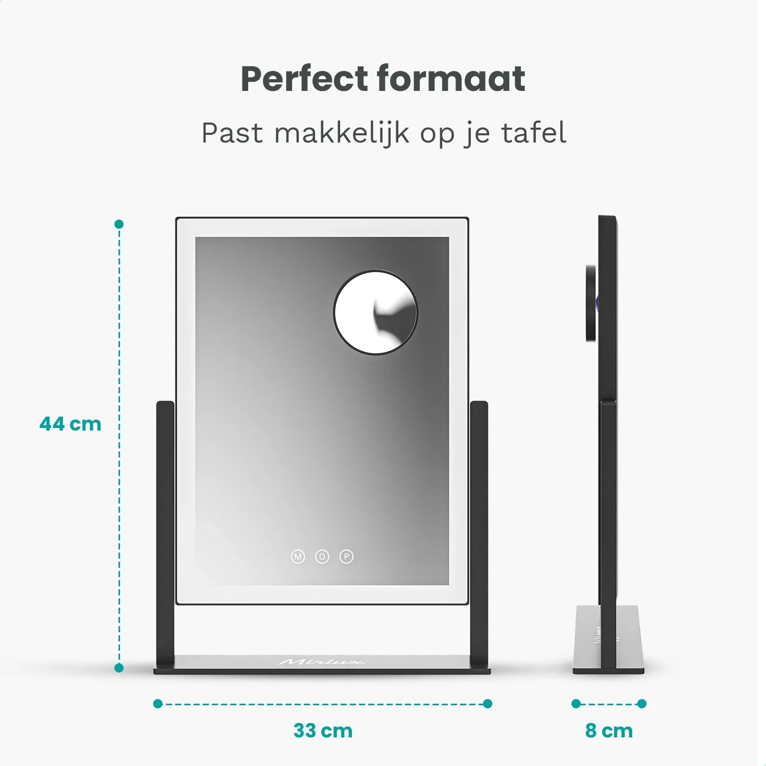 Hollywood Mirror – 44x30 cm – Black