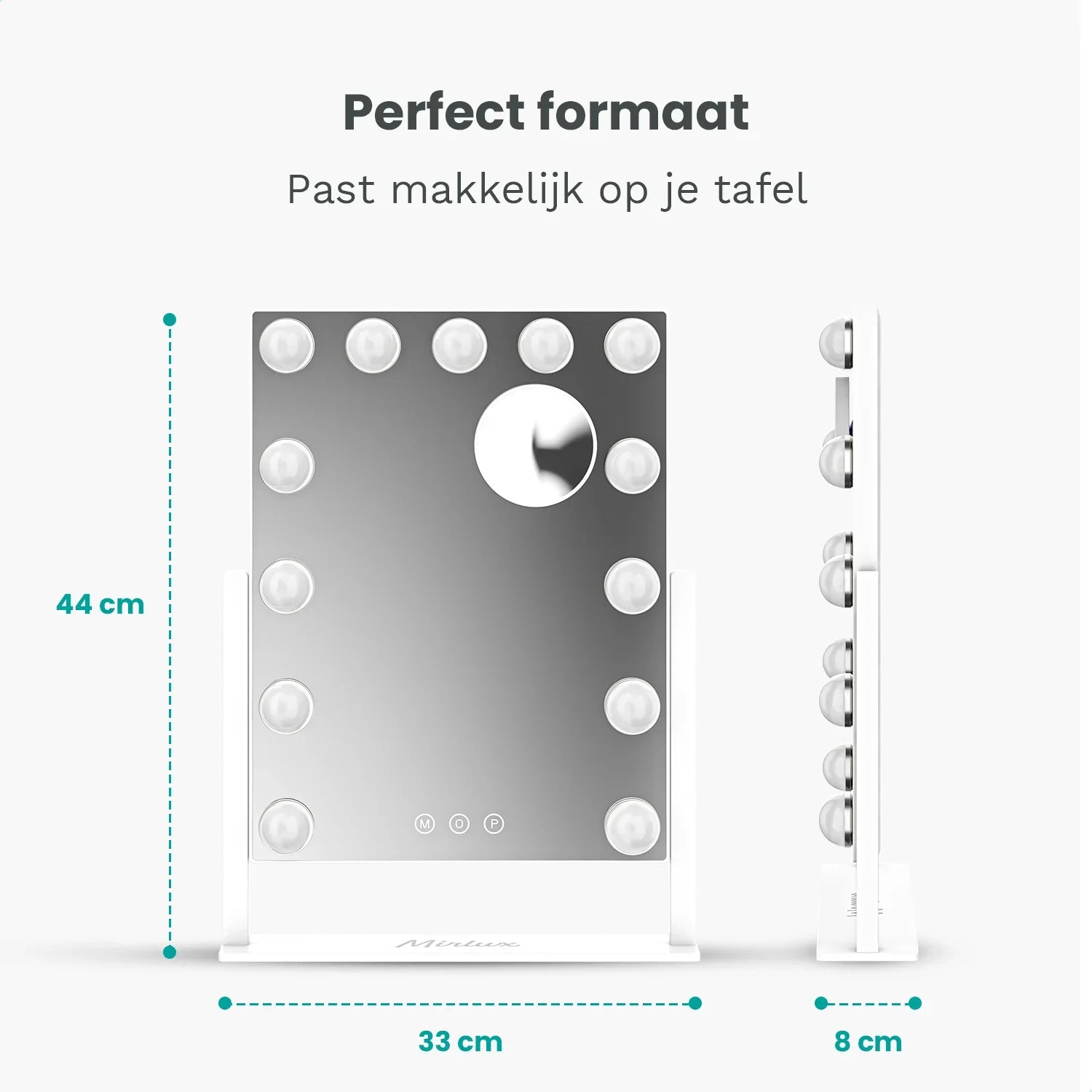 Hollywood Mirror - 44x30cm - With