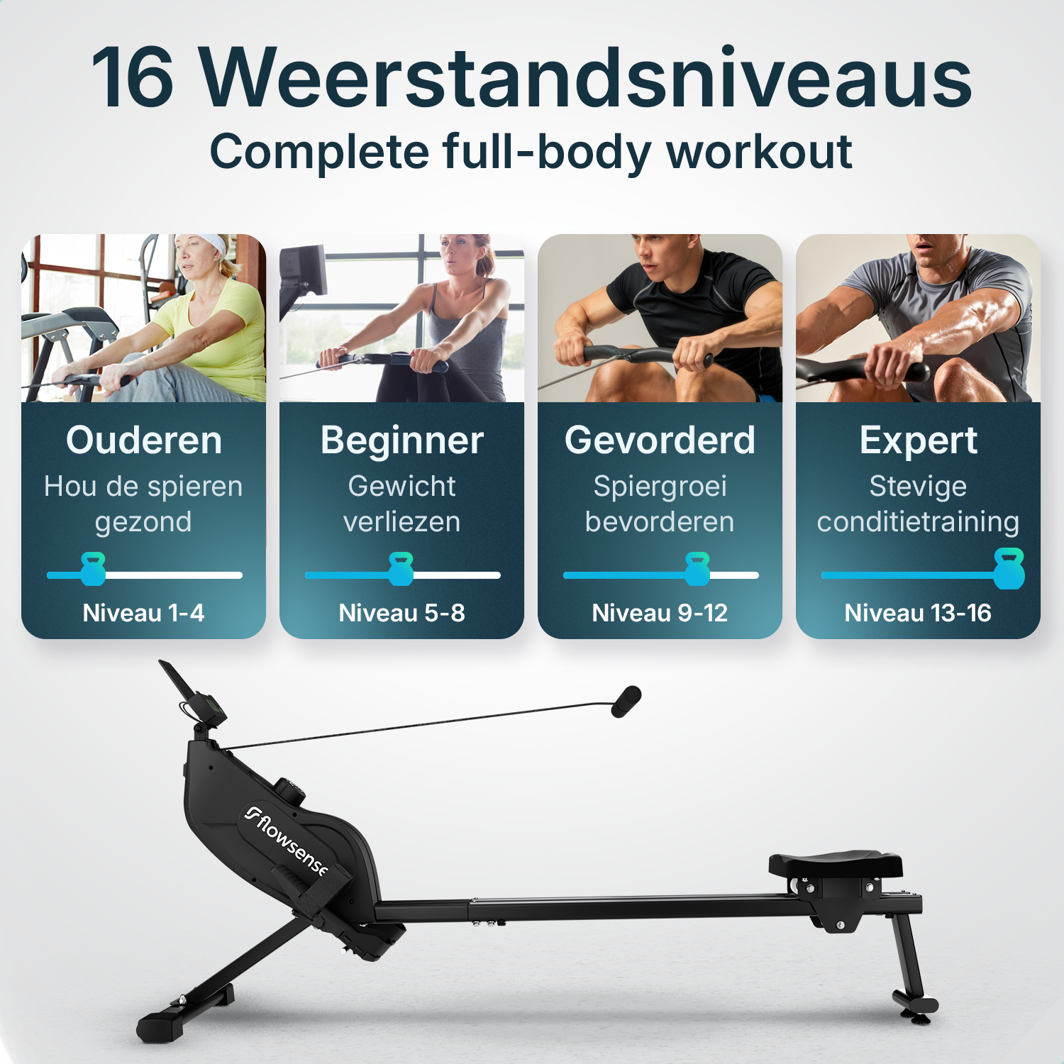 Rowing machine - Evora Edge - Magnetic Resistance