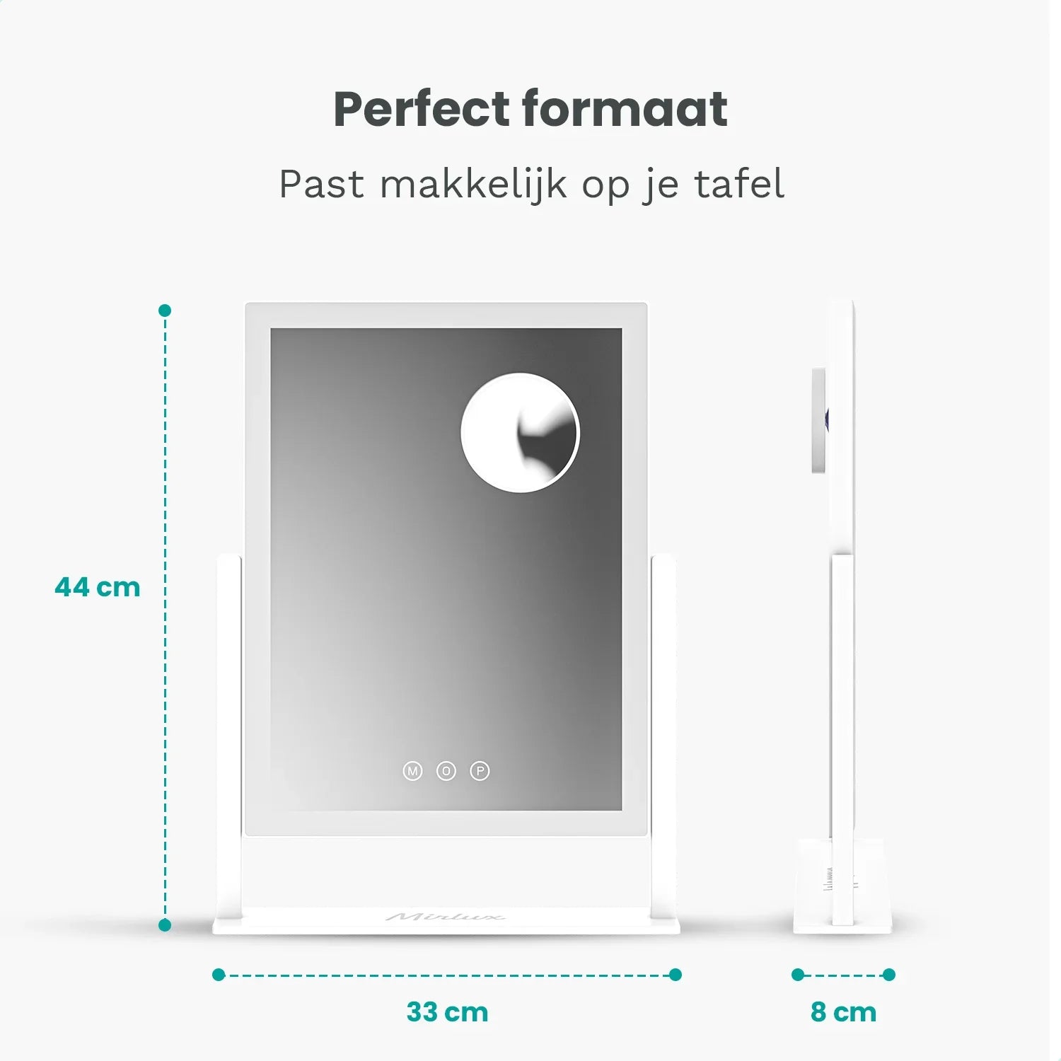 Hollywood Mirror – 44x30 cm – White