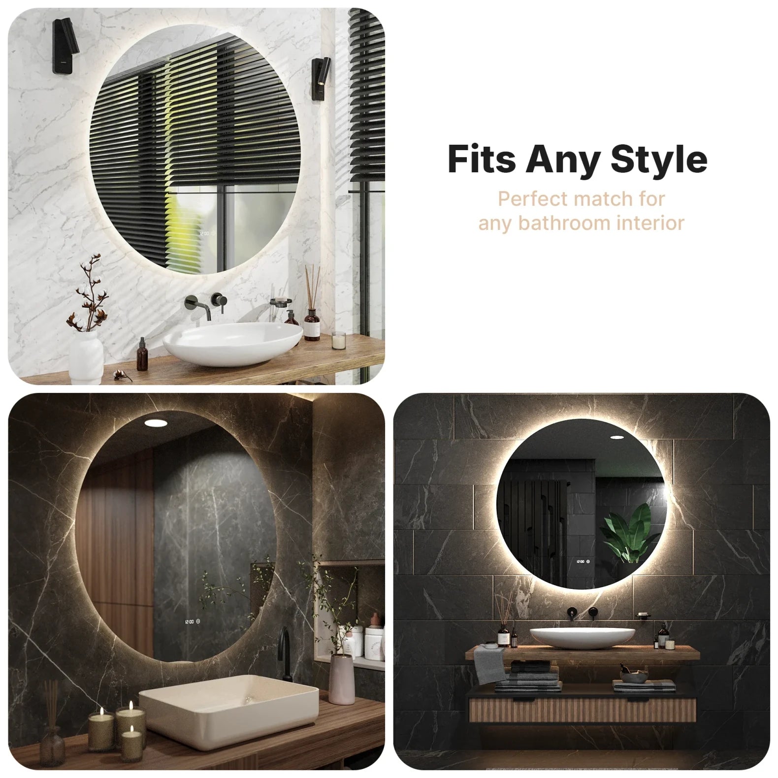 Bathroom mirror - 120cm - Frameless - PRE-ORDER