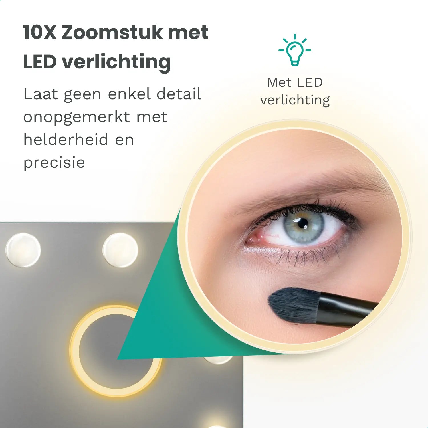 Hollywood Mirror - Bluetooth Speakers - 80x60cm - Rose Gold